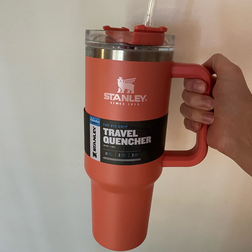 Stanley 40oz Adventure Tumbler in Grapefruit
